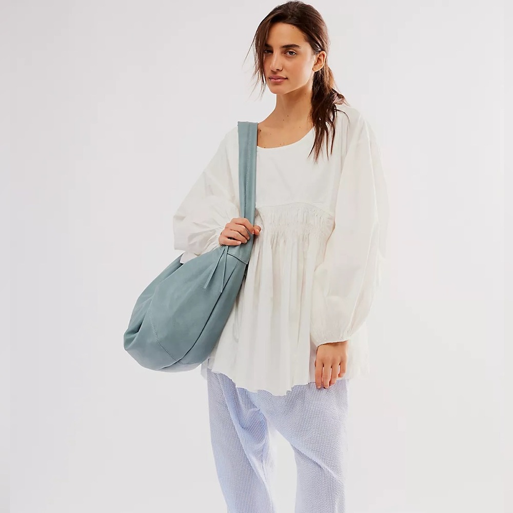 Free People We The Free Smocked Babydoll Top